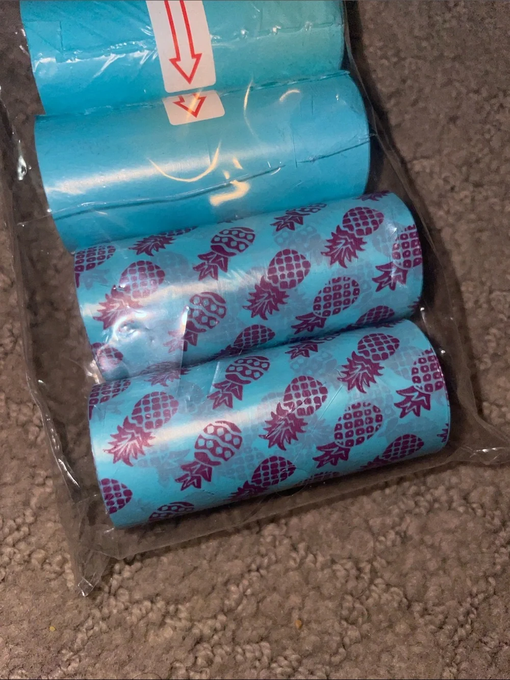 Greenbrier Kennel Club Blue & Pineapple Dog Waste Bags - 60 Pack